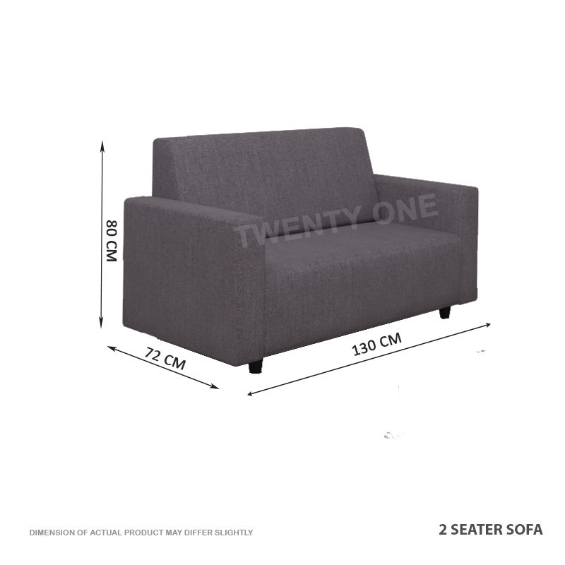 LUNA 3S  471-14 Fabric Sofa 1 C 2 Seater